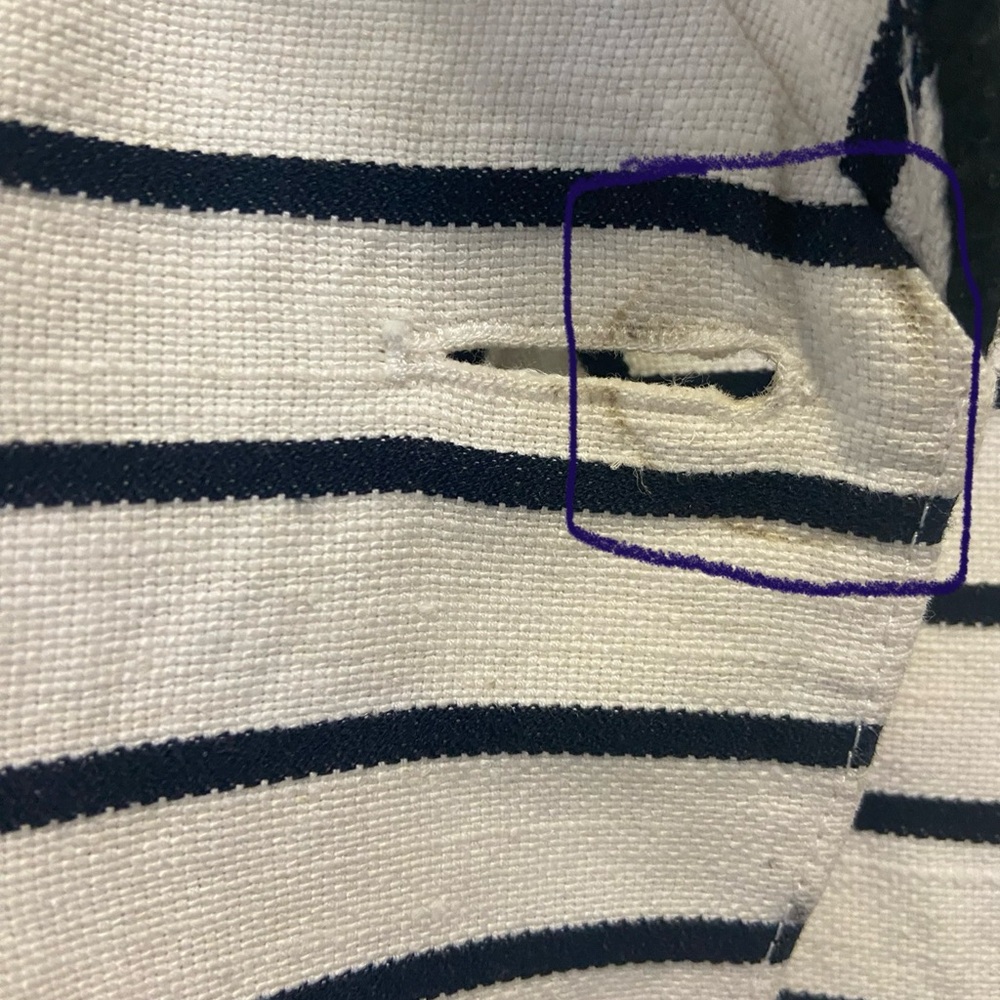 Smythe White and Black Striped Blazer - Picture 9 of 10